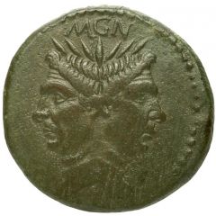 As - Sextus Pompeius MAGNVS / PIVS IMP