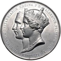 Medal - Victoria Crystal Palace, white metal