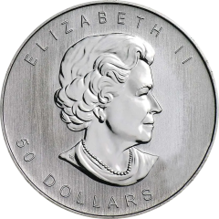 50 Dollars - Elizabeth II 1 oz. platinum bullion coinage