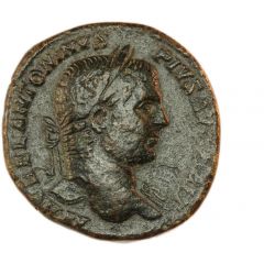 Sestertius - Caracalla FORT RED P M TR P XIIII COS III P P S C, Fortuna