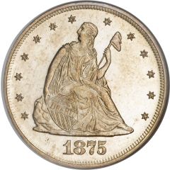 20 Cents `Seated Liberty`
