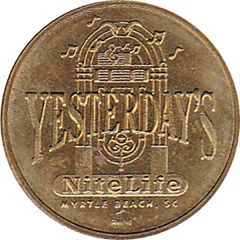 Token - Yesterday`s Myrtle Beach, South Carolina