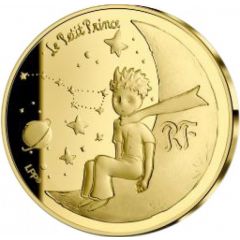50 Euros The Little Prince on the Moon