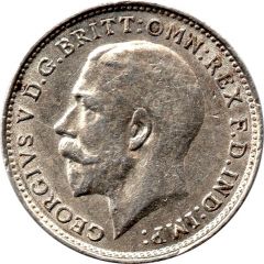 3 Pence - George V 1st issue, incl. Maundy