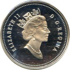 50 Cents - Elizabeth II Whooping Crane