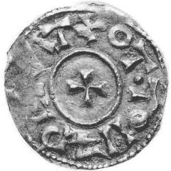 Denier - Otto I Zurich mint