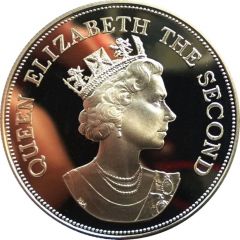 10 Dollars - Elizabeth II Royal Visit, Silver Proof Issue