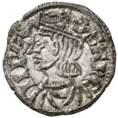 Dinero `Cornado` - Sancho IV Seville