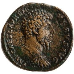 Sestertius - Lucius Verus FORT RED TR POT III COS II S C, Fortuna