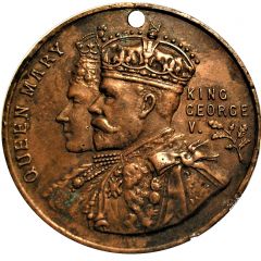 Medal - George V and Mary Coronation Commemoration, Borough of Torquay