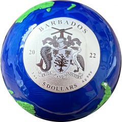5 Dollars Blue Marble Green Planet Earth