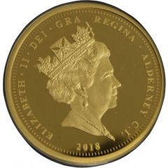 5 Pounds - Elizabeth II 65th Ann. Coronation, Gold Proof