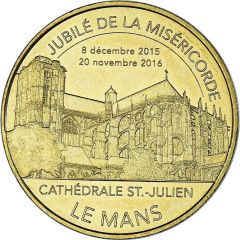 Monnaie de Paris Tourist Token - Le Mans Cathédrale Saint Julien - Jubilé de la Miséricorde