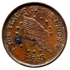 Civil War Merchant Token - Sherwood and Hopson Utica, New York
