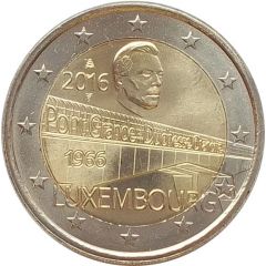 2 Euros - Henri I 50 Years of Grand Duchess Charlotte Bridge