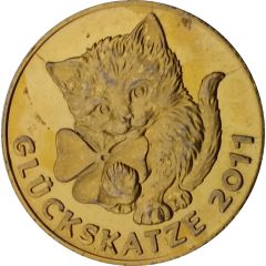 New Year Lucky Token Glückskatze