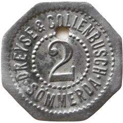 2 Pfennig - Sömmerda Dreyse and Collenbusch