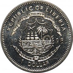 1 Dollar President Ronald Reagan
