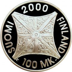 100 Markkaa New Millennium 2000