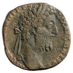 Sestertius - Commodus MART PACAT P M TR P XIIII IMP VIII COS V DES VI S C, Mars
