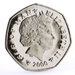50 Pence - Elizabeth II 4th portrait