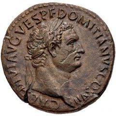Sestertius - Domitian S C, Spes