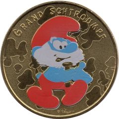 Monnaie de Paris Tourist Token - Les Schtroumpfs Grand Schtroumpf