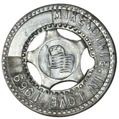 Token - Good Luck 4 Leaf Clover, Flag