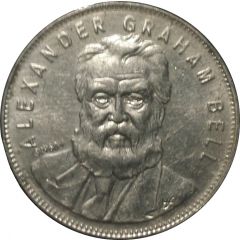 Token - Shell's Famous Facts and Faces Game Alexander Graham Bell
