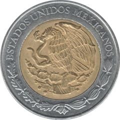 5 Pesos José Vasconcelos