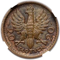 20 Zlotys Polonia, Trial Strike B