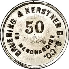 50 Cents - Bruening and Kerstner Dry Goods Co.