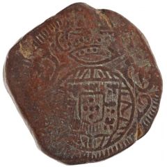15 Reis - João VI Small armillary sphere - Goa mint
