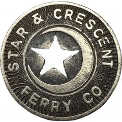 1 Fare - Star and Crescent Ferry Co. San Diego, California