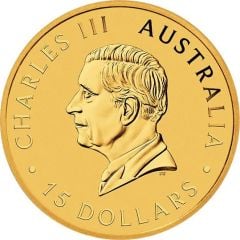 15 Dollars - Charles III 1st Portrait - Australian Koala - Gold Bullion Coin