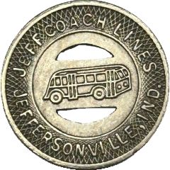 1 Fare - Jeff Coach Lines Jeffersonville, Indiana