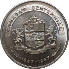 Medal - Canada`s Centennial Niagara Falls, Ontario