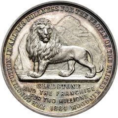 Medal Extension of the Electoral Franchise; silver
