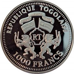1000 Francs CFA Walter Scheel