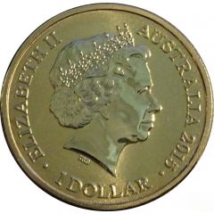 1 Dollar - Elizabeth II 4th Portrait - Unlikely Heroes - Sandy the War Horse