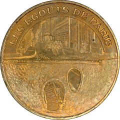 Jeton touristique - Monnaie de Paris - Les Egouts de Paris