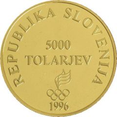 5000 Tolarjev Olympics centennial