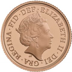 1/4 Sovereign - Elizabeth II 5th portrait
