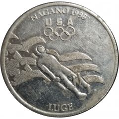 Token - Nagano 1998 US Olympic Team, General Mills Sponsor Luge