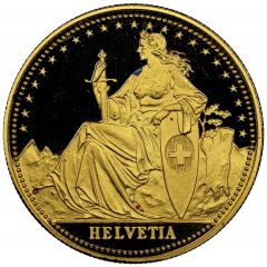1/4 Oz Gold Helvetia