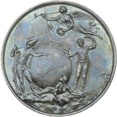 Medal Siege of Louisbourg, silver