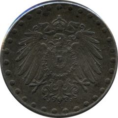 10 Pfennig - Wilhelm II type 2 - small shield, beaded border