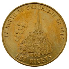 Tourist token - Monnaie de Paris - Les Riceys - La Route du Champagne en fête