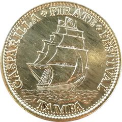 Mardi Gras Token - Ye Mystic Krewe of Gasparilla Gasparilla Pirate Festival