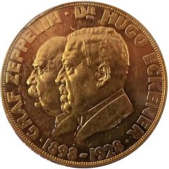1929 Medal on the World Flight of the Graf Zeppelin